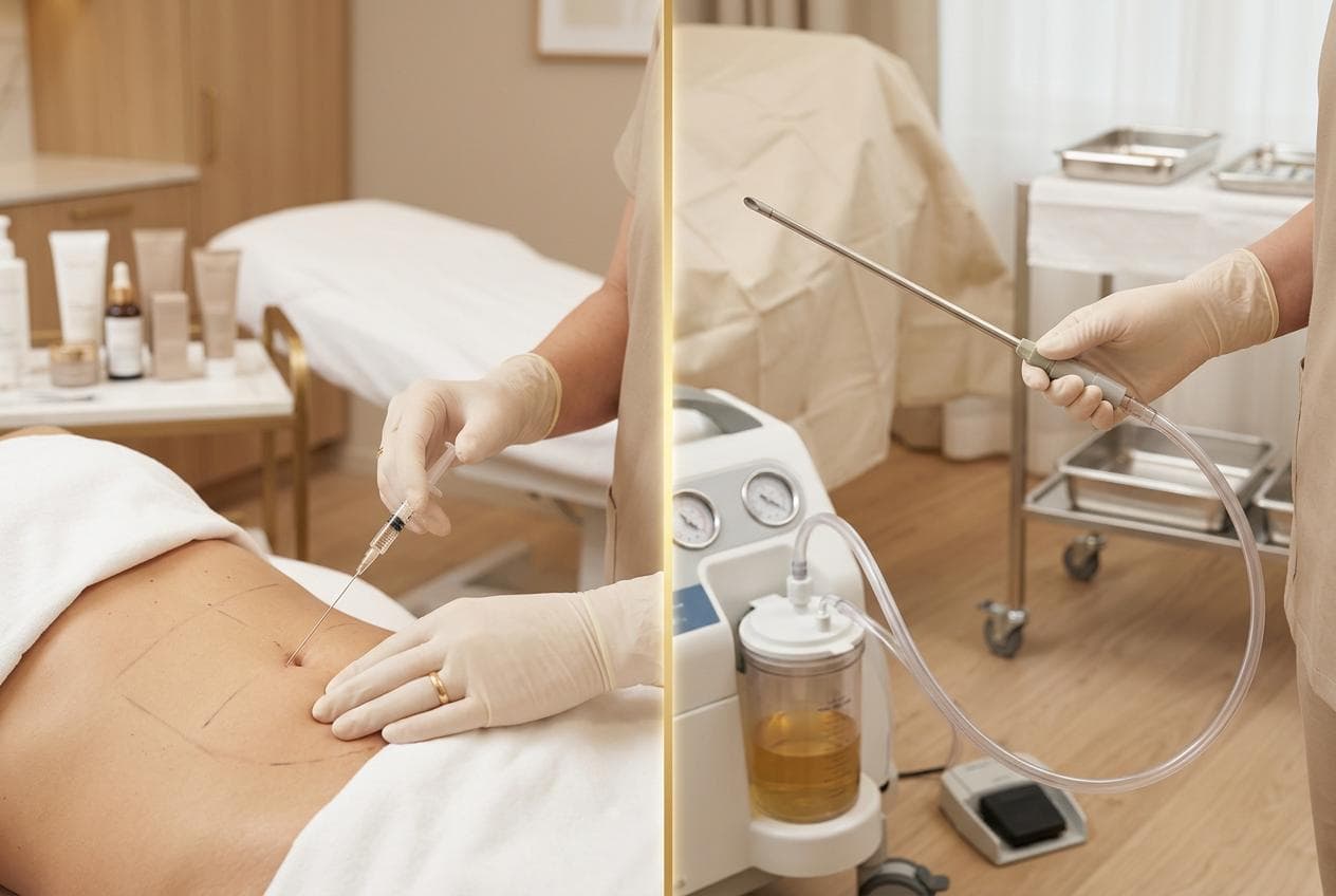 Mini-fettsugning vs traditionell fettsugning — vad är skillnaden?